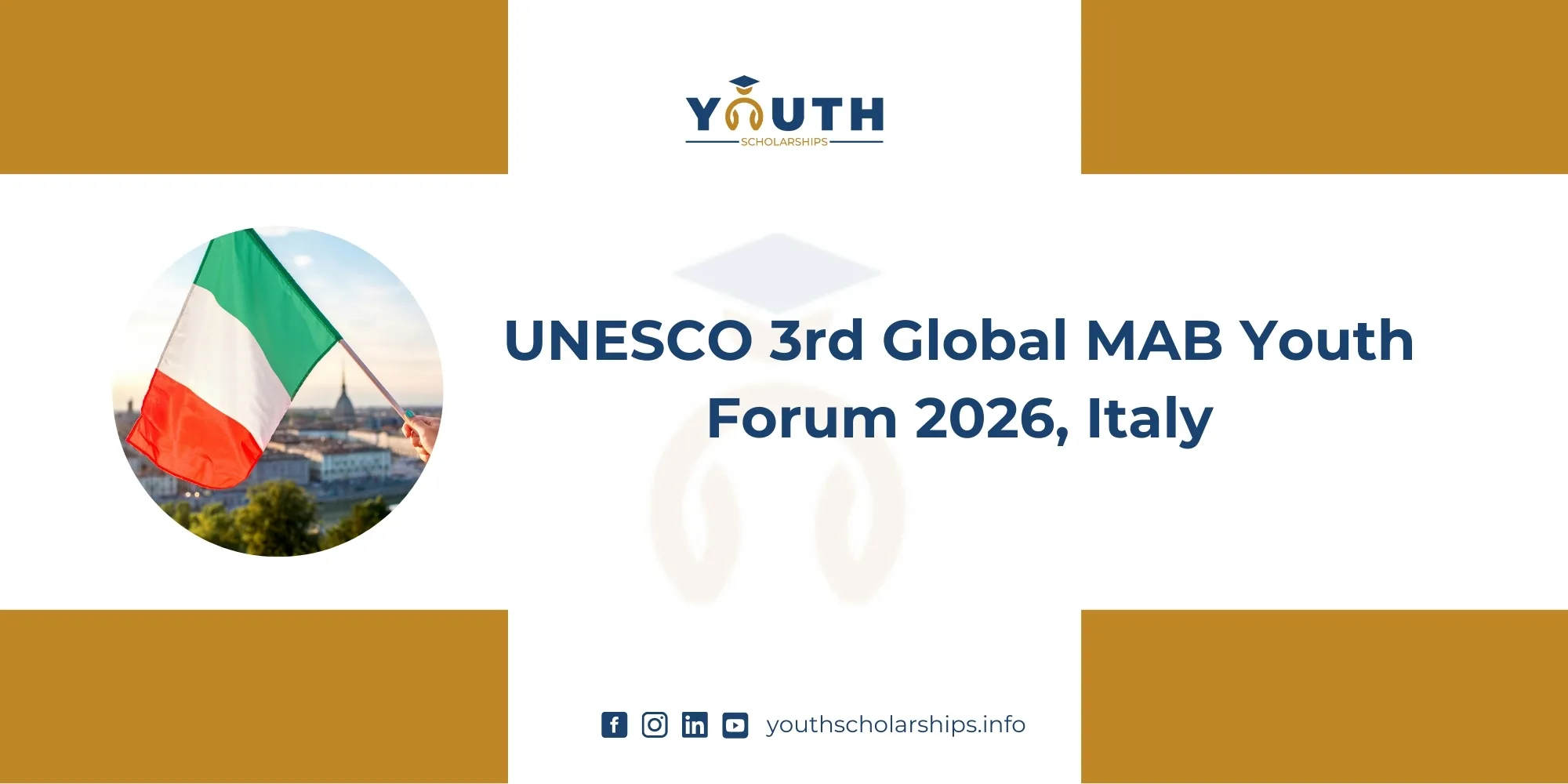 UNESCO 3rd Global MAB Youth Forum 2026, Italy