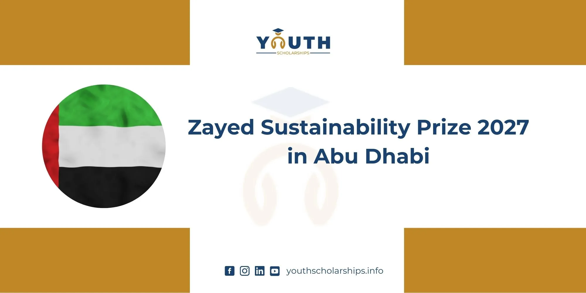 Zayed Sustainability Prize 2027 in Abu Dhabi 