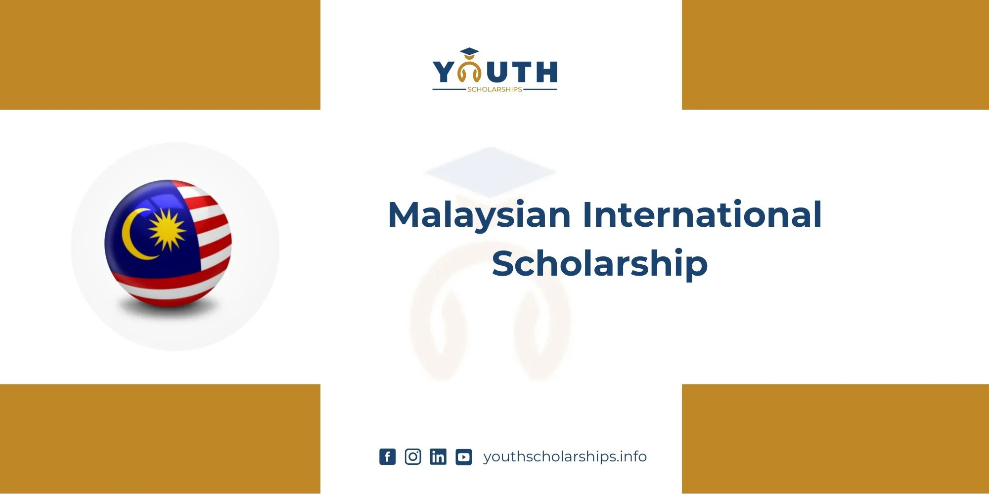 Malaysian International Scholarship by the Malaysian Government