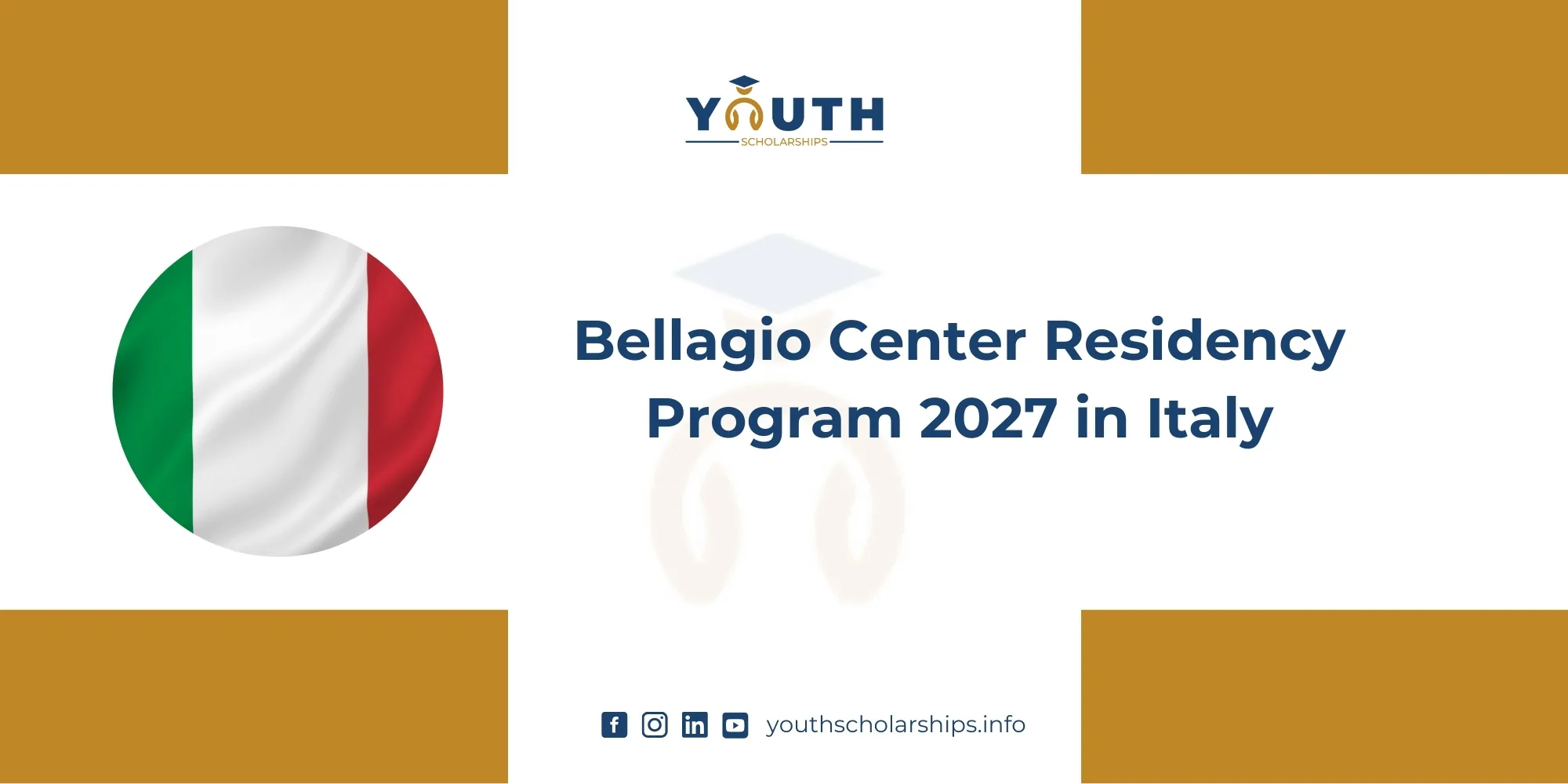 Bellagio Center Residency Program 2027 in Italy