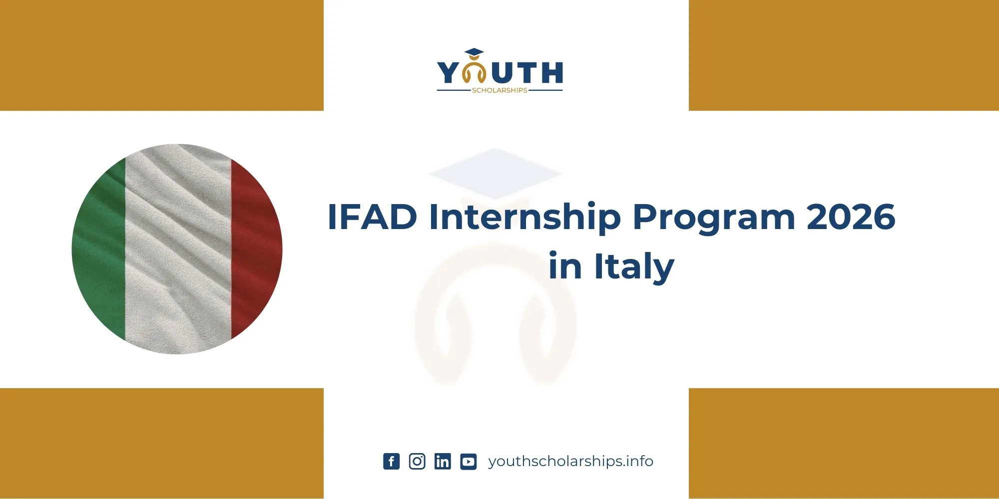 IFAD Internship Program 2026 in Italy