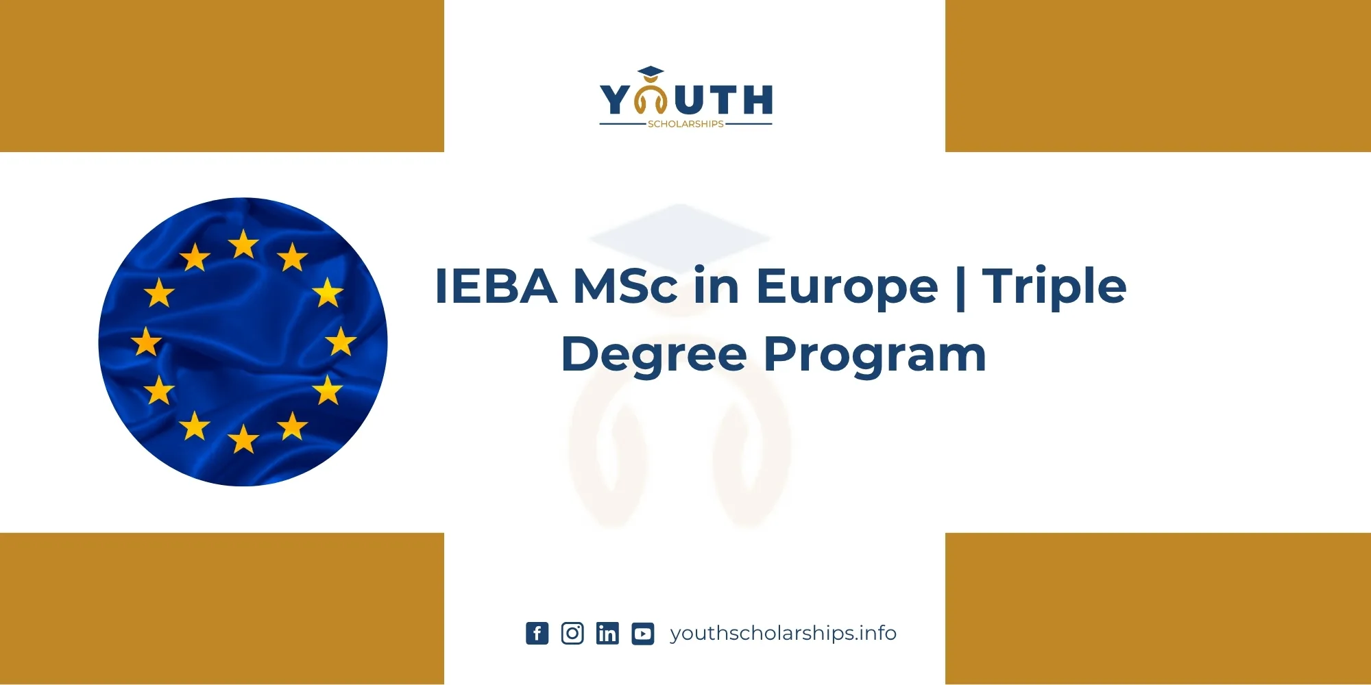 IEBA MSc in Europe | Triple Degree Program with Scholarships