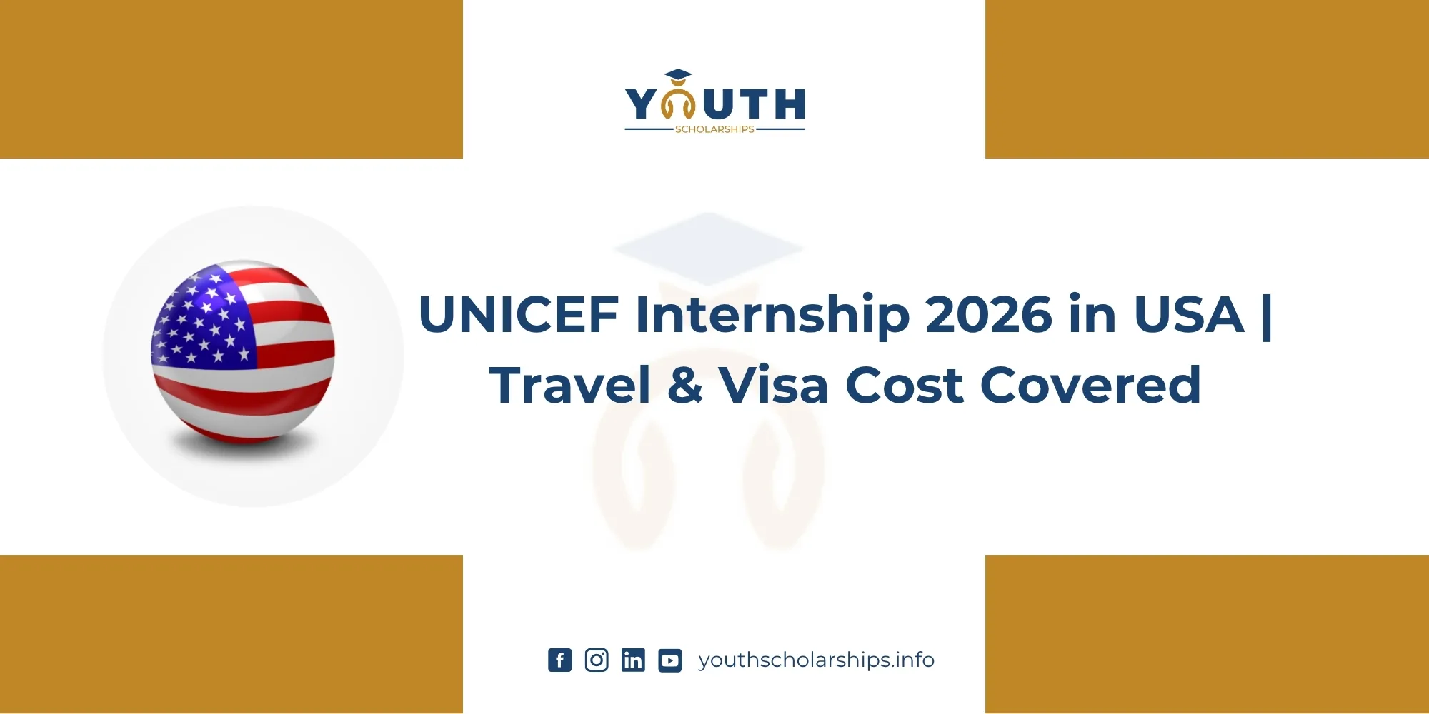UNICEF Internship 2026 in USA | Travel & Visa Cost Covered