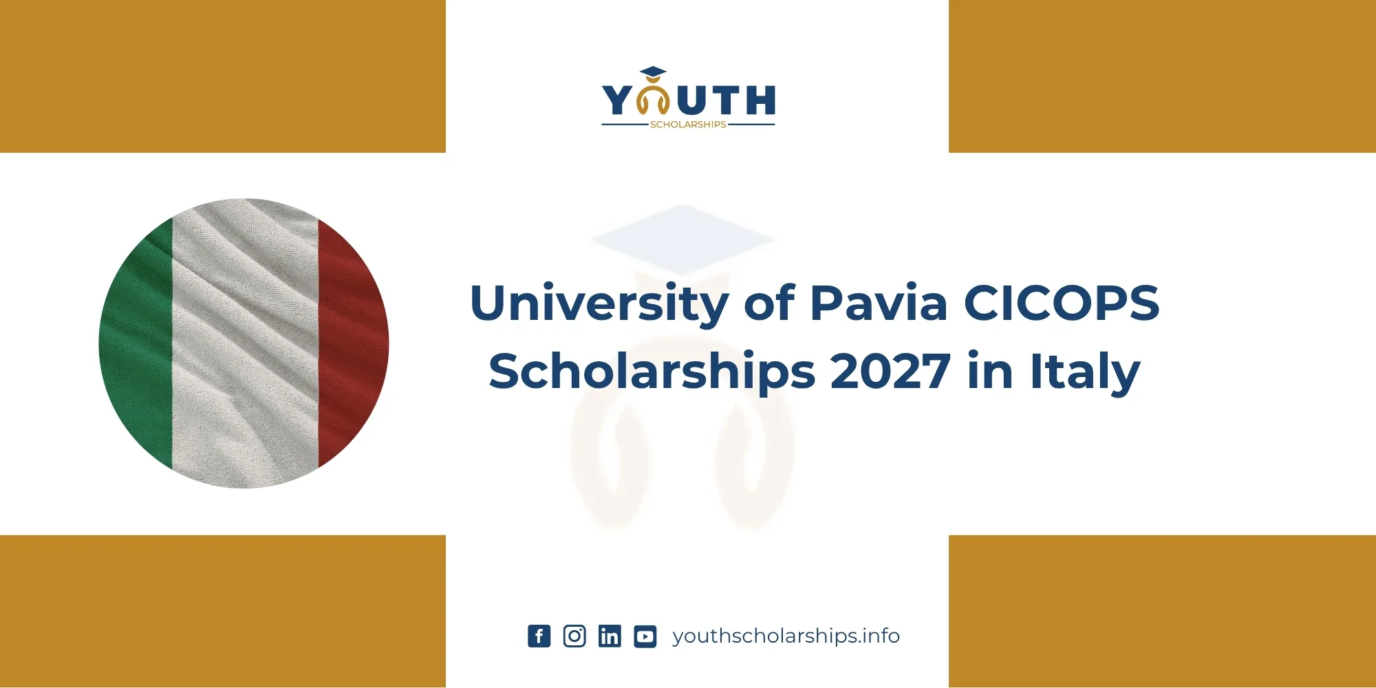 University of Pavia CICOPS Scholarships 2027 in Italy