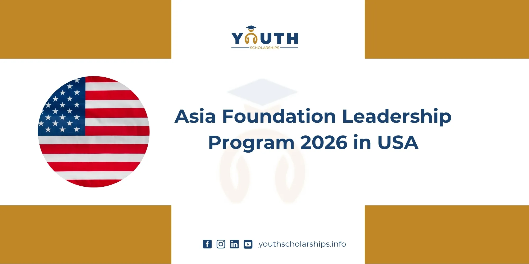 Asia Foundation Leadership Program 2026 in USA | Fully Funded
