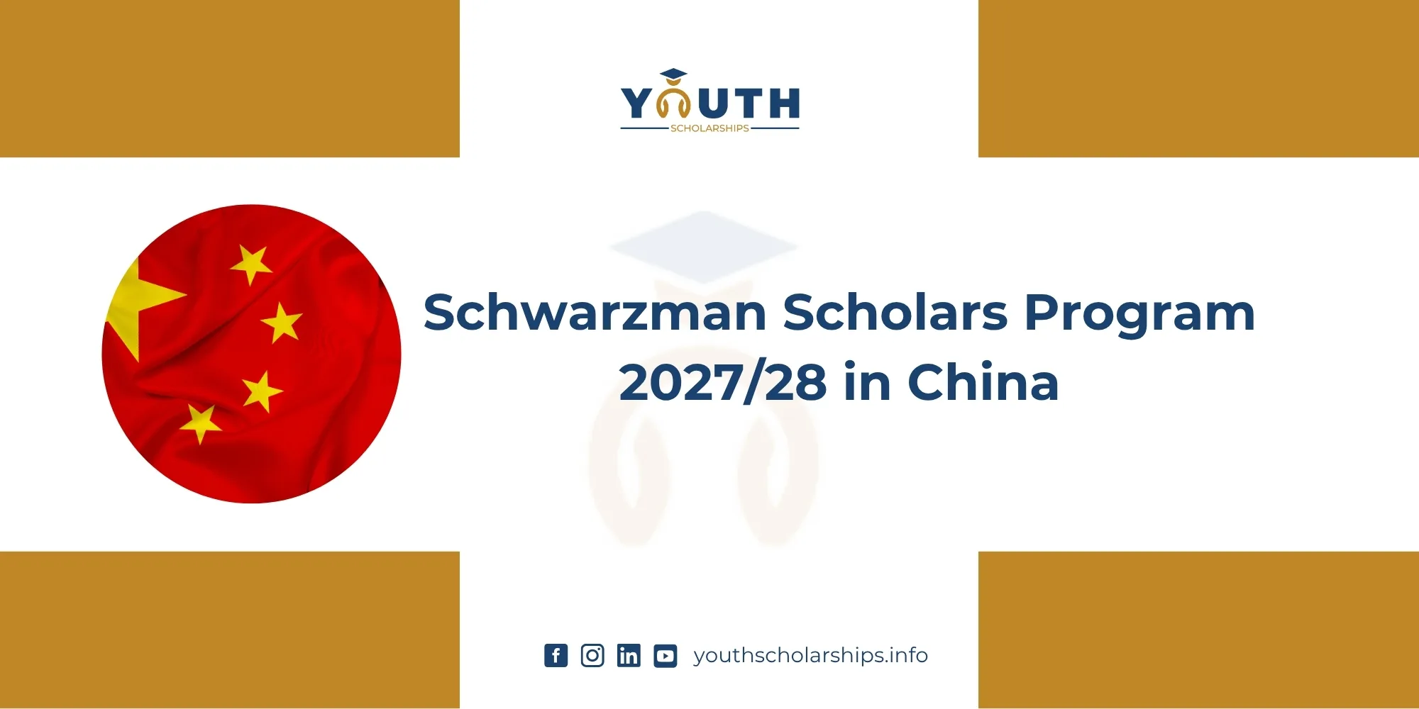 Schwarzman Scholars Program 2027/28 in China | Funded