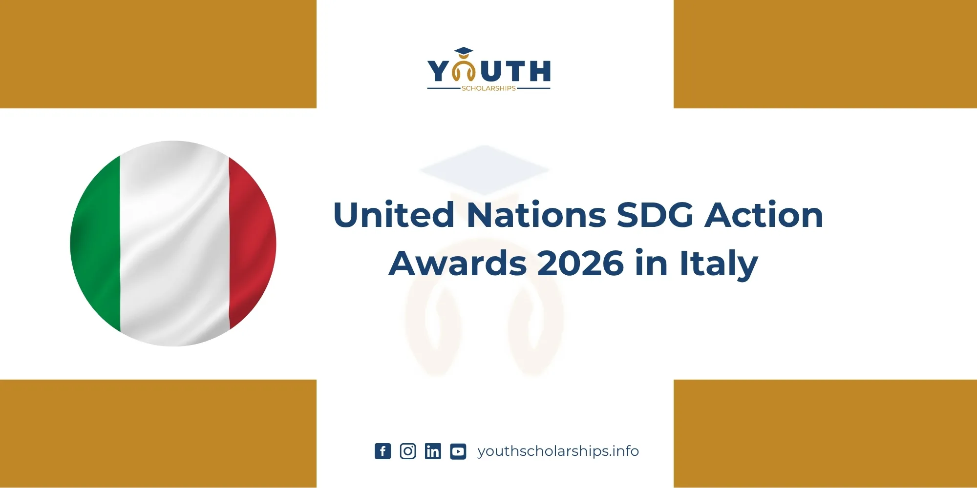 United Nations SDG Action Awards 2026 in Italy 