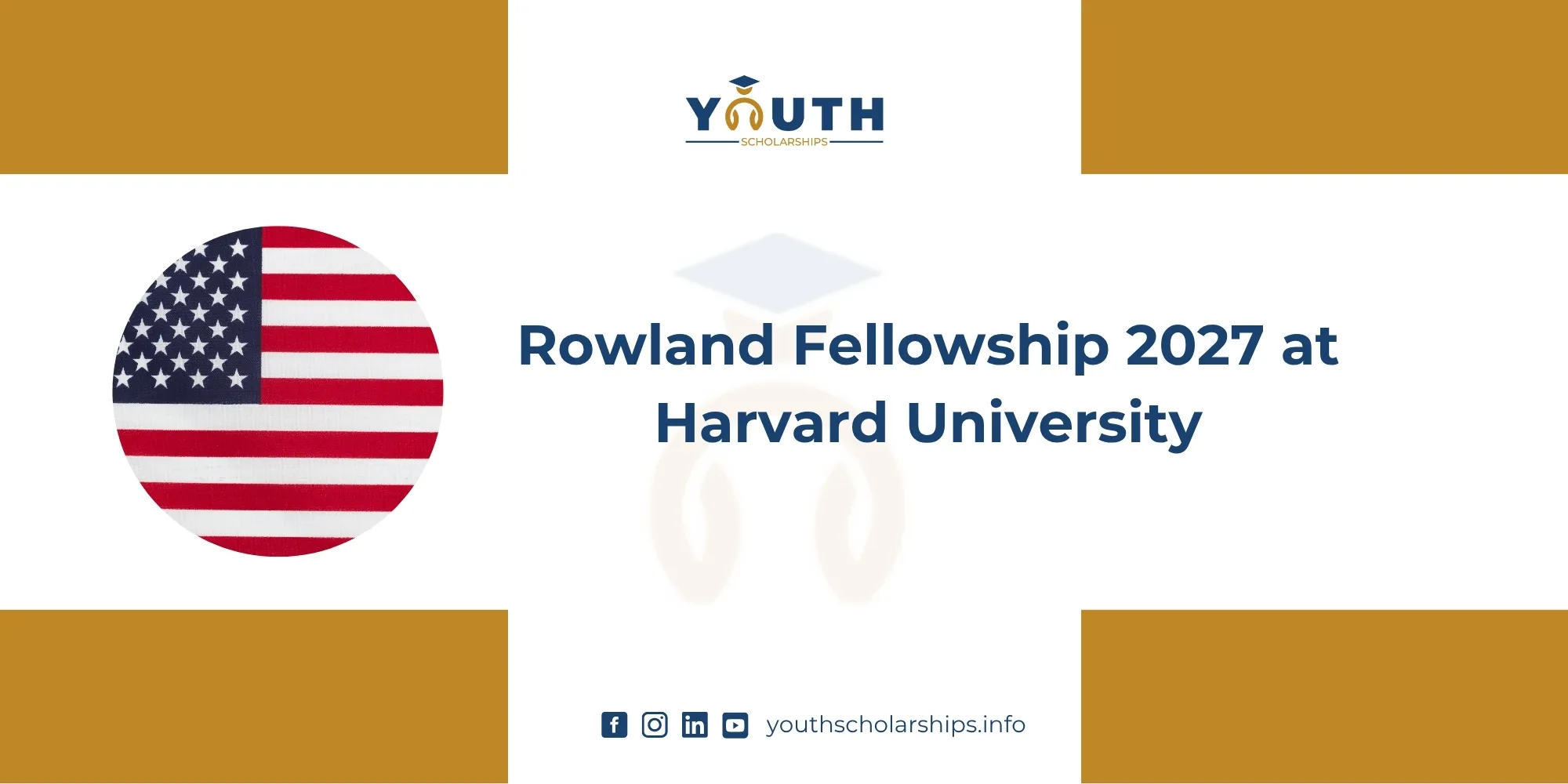 Rowland Fellowship 2027 at Harvard University