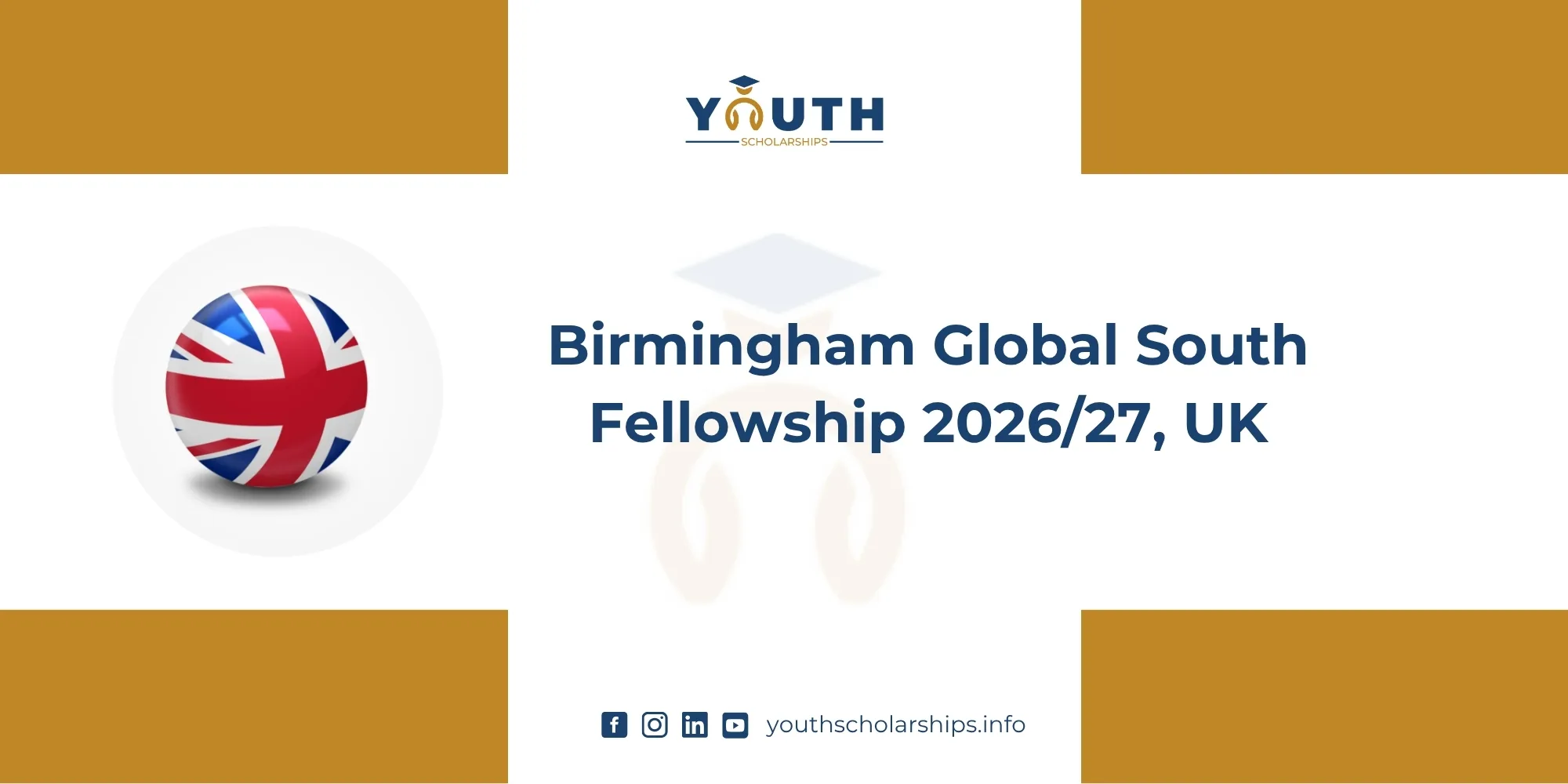Birmingham Global South Fellowship 2026/27, UK