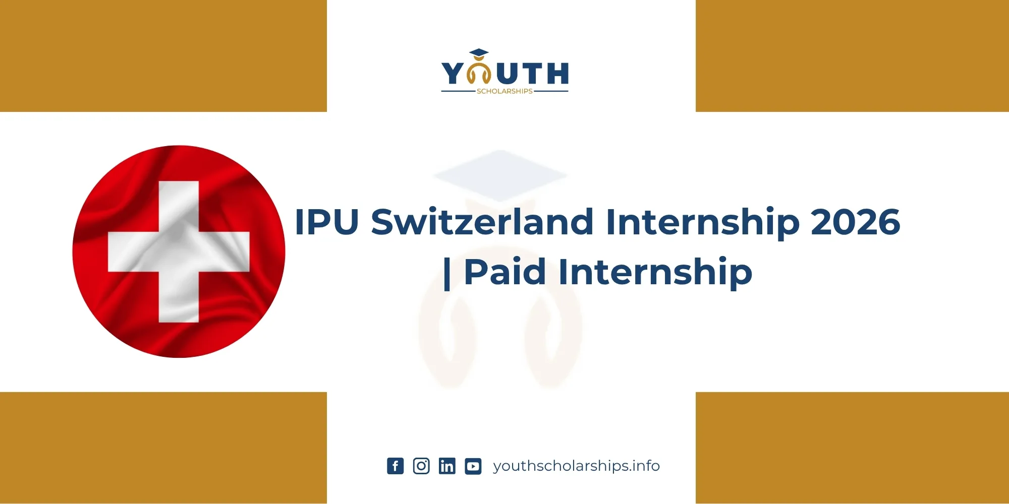 IPU Switzerland Internship 2026 | Paid Internship