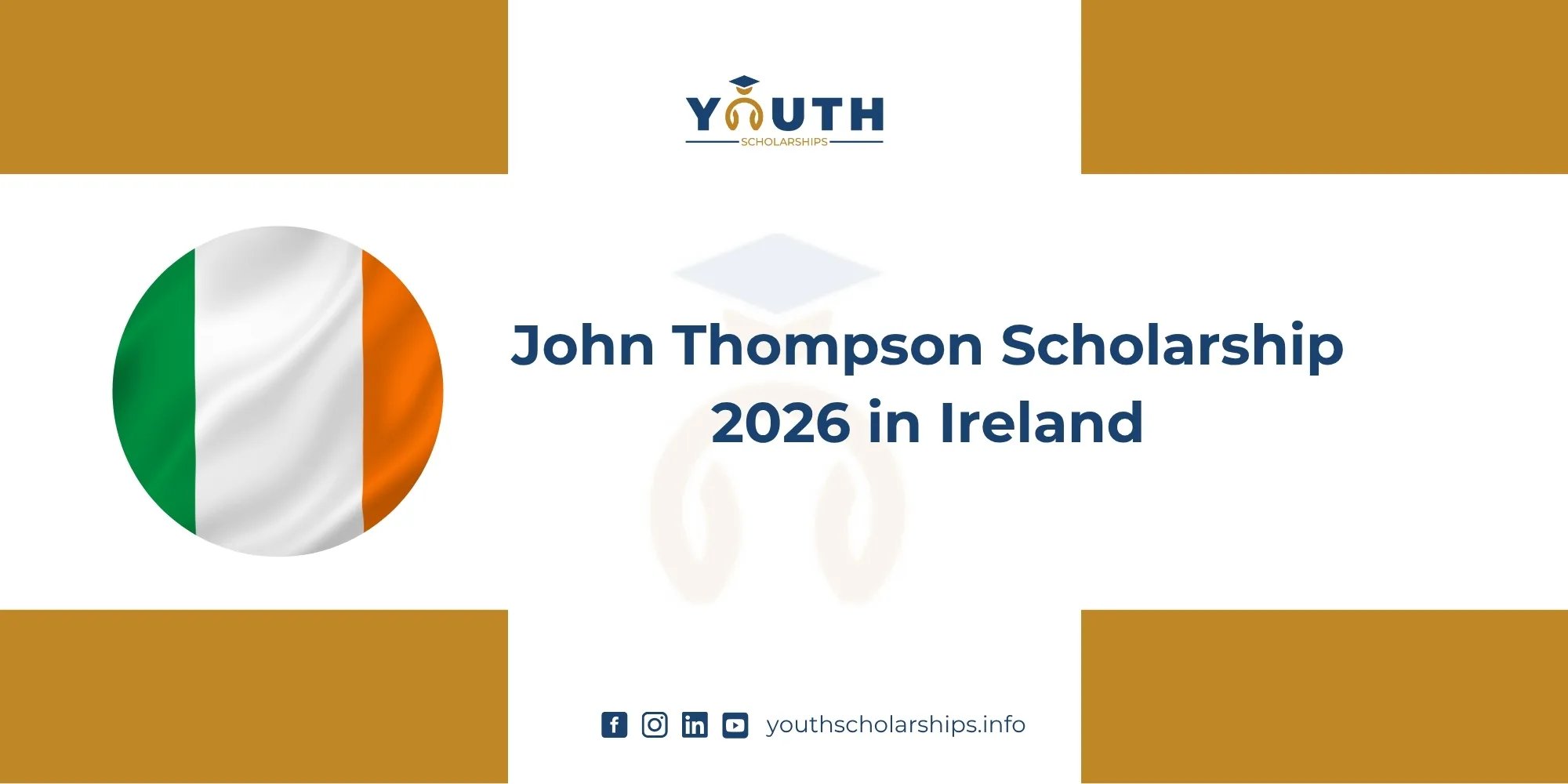 John Thompson Scholarship 2026 in Ireland
