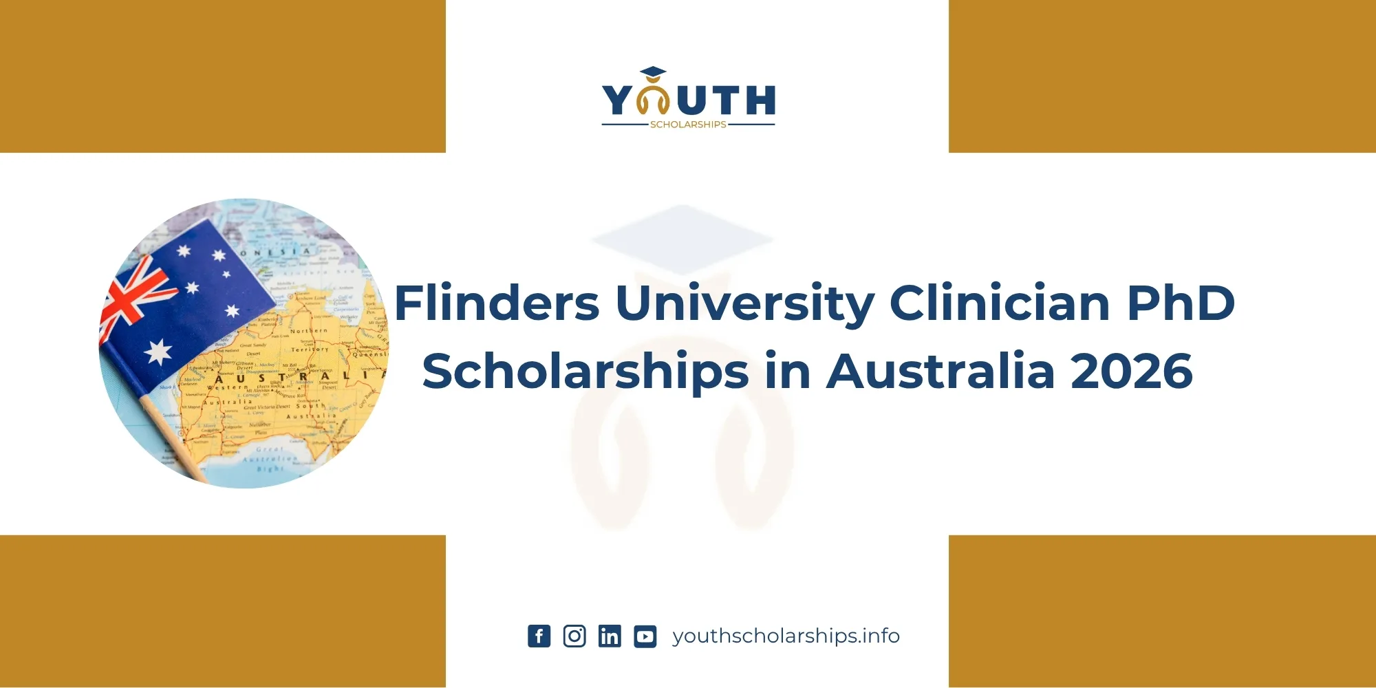 Flinders University Clinician PhD Scholarships in Australia 2026 