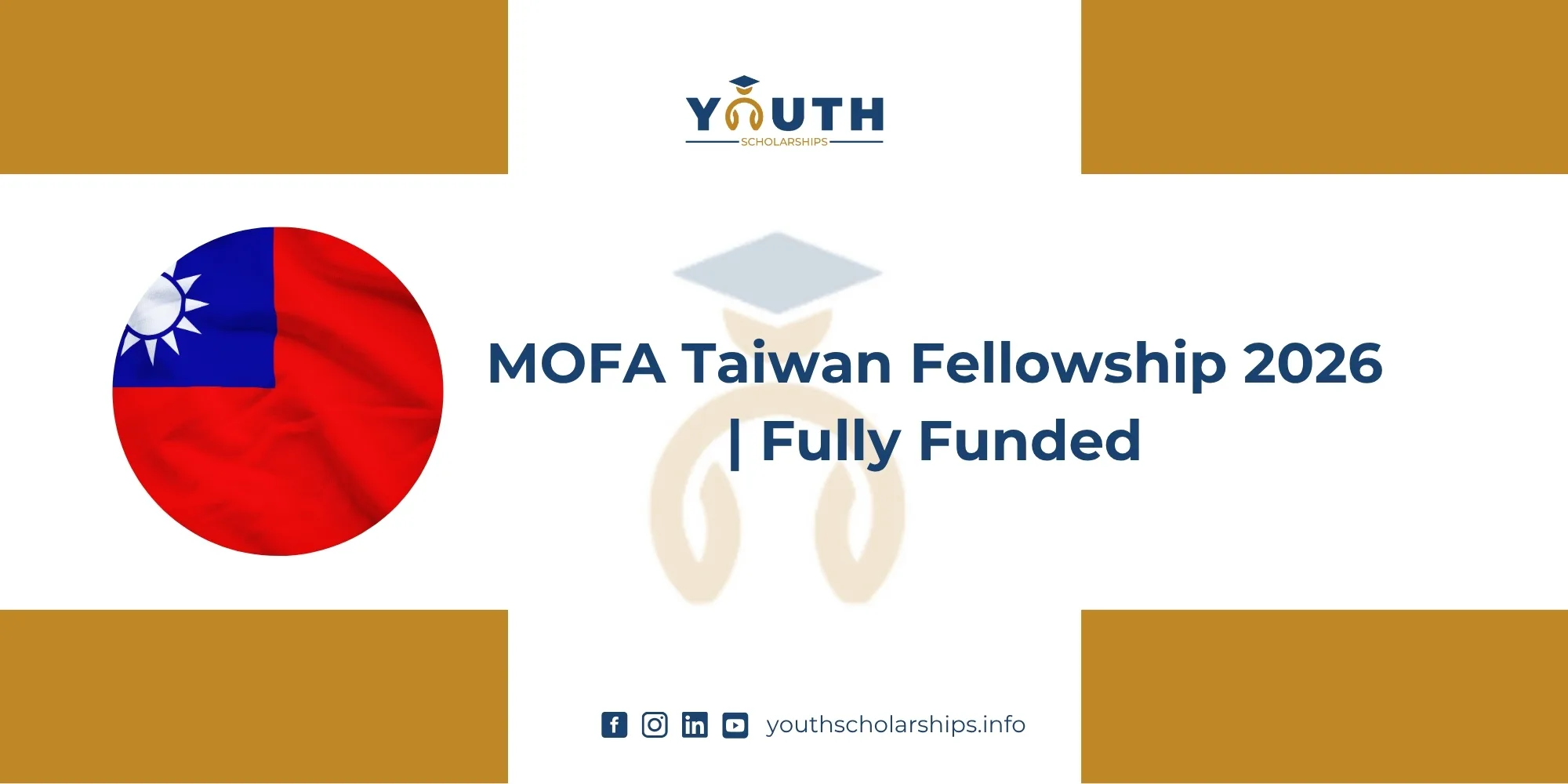 MOFA Taiwan Fellowship 2026 | Fully Funded