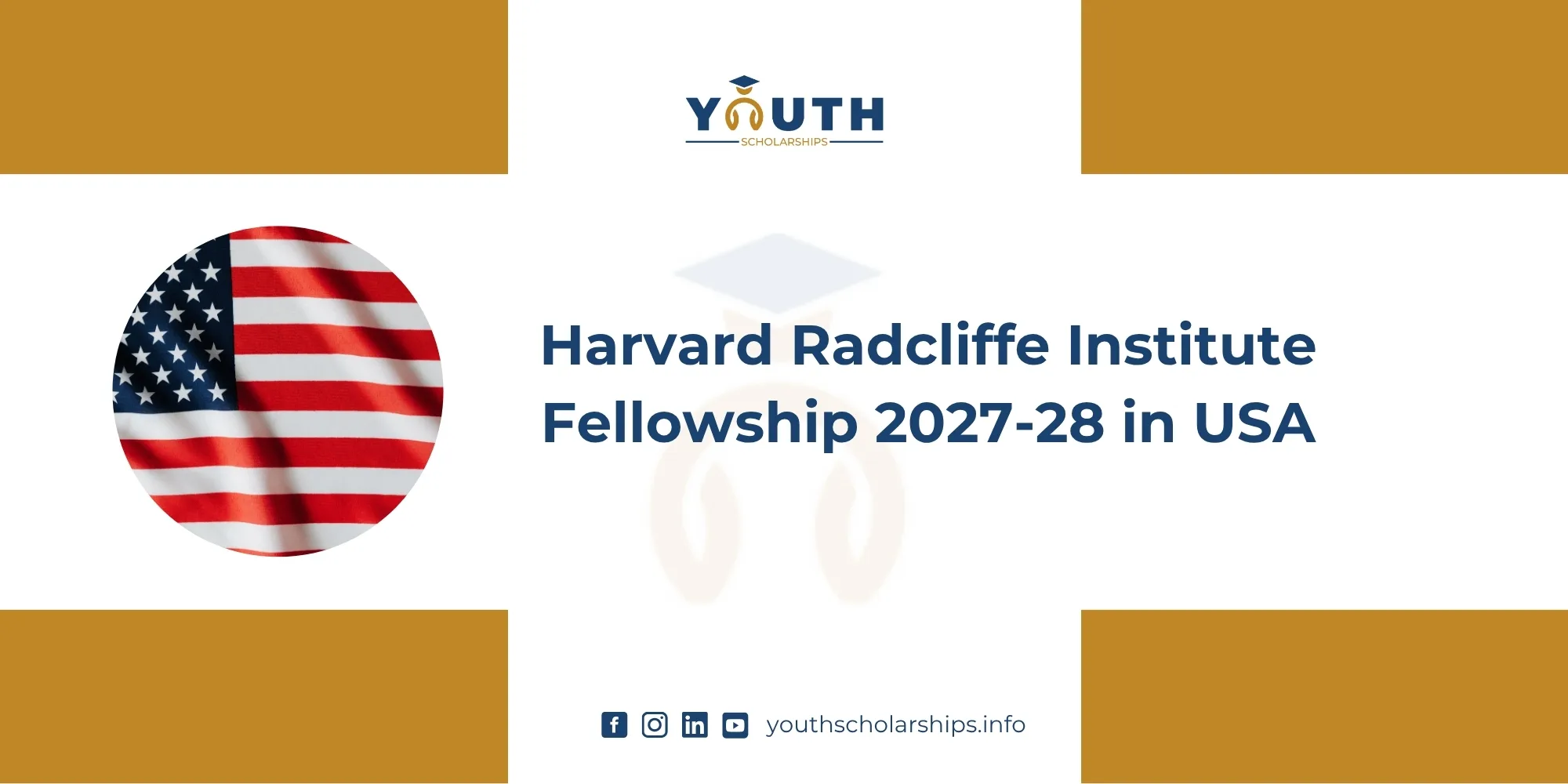 Harvard Radcliffe Institute Fellowship 2027-28 in USA