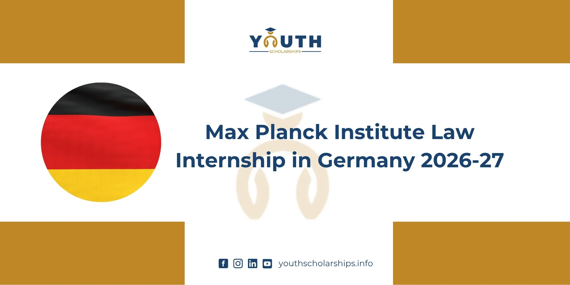 Max Planck Institute Law Internship in Germany 2026-27