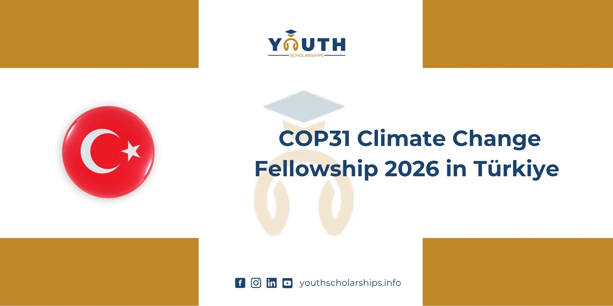  COP31 Climate Change Fellowship 2026 in Türkiye