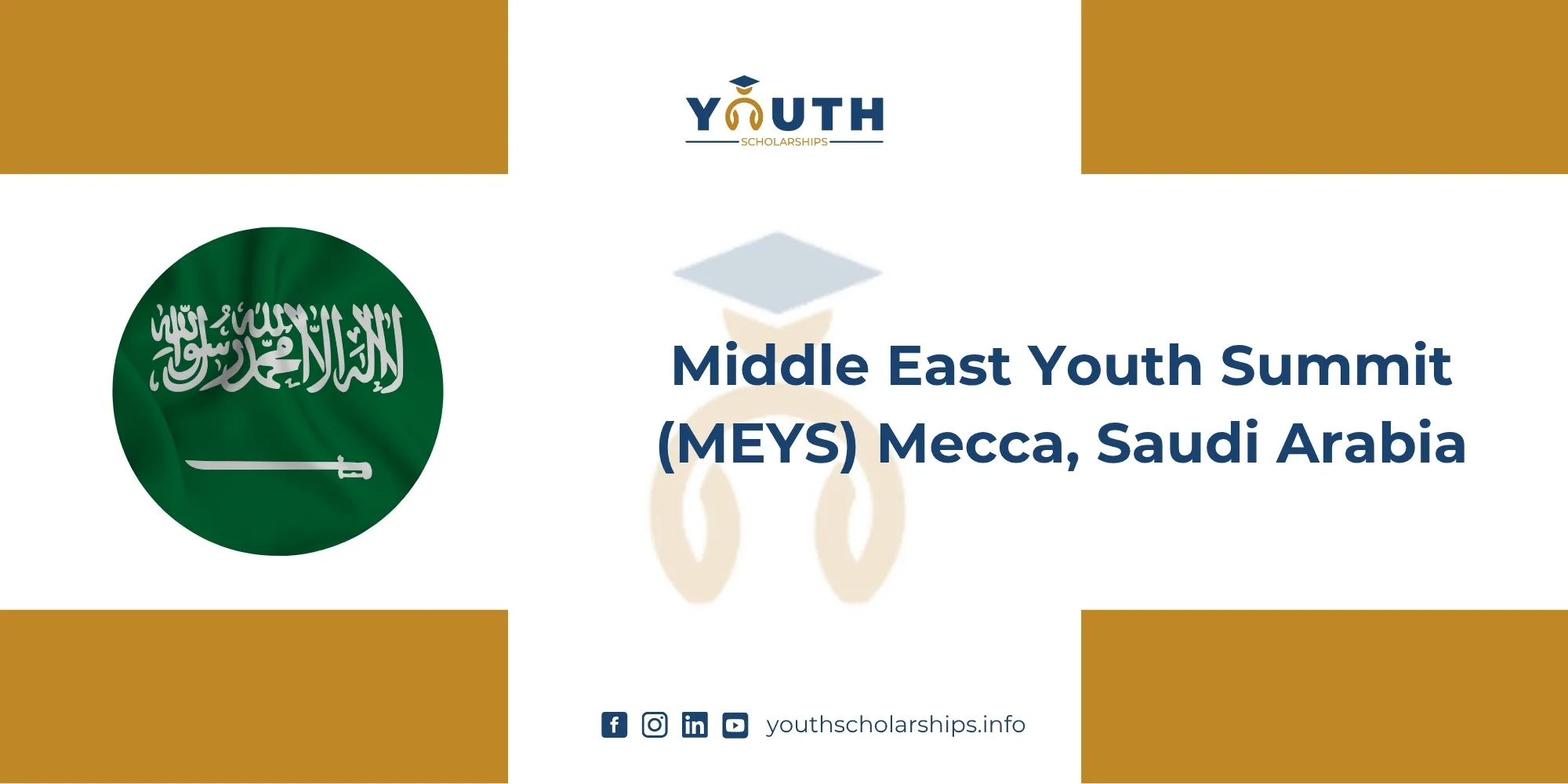 Middle East Youth Summit (MEYS) 2026 in Mecca, Saudi Arabia