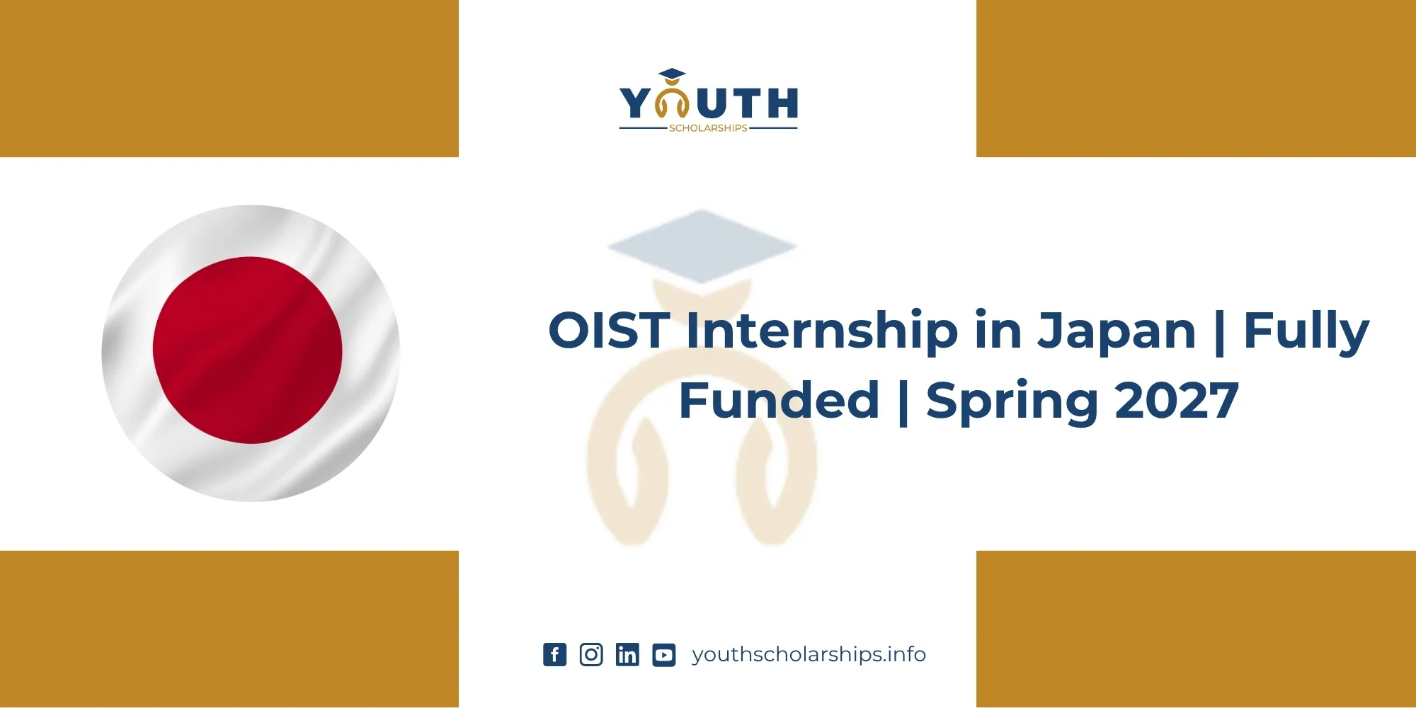 OIST Internship in Japan | Spring 2027 |  Fully Funded