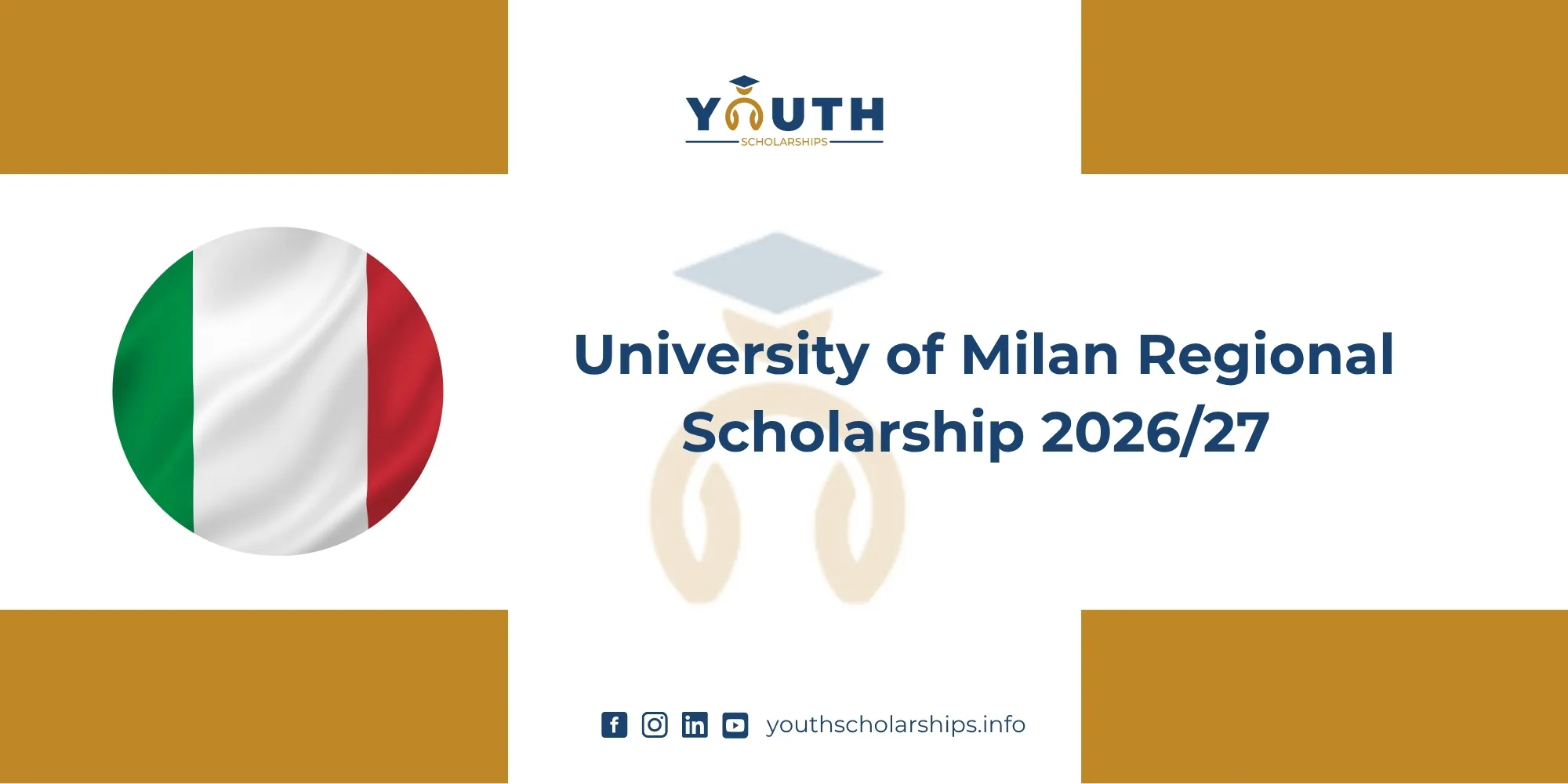University of Milan's Regional Scholarship