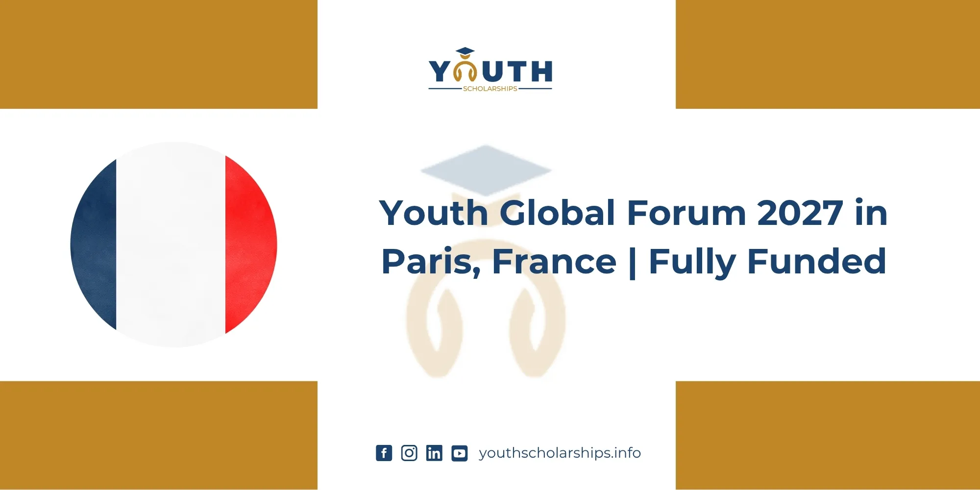 Youth Global Forum 2027 in Paris, France 