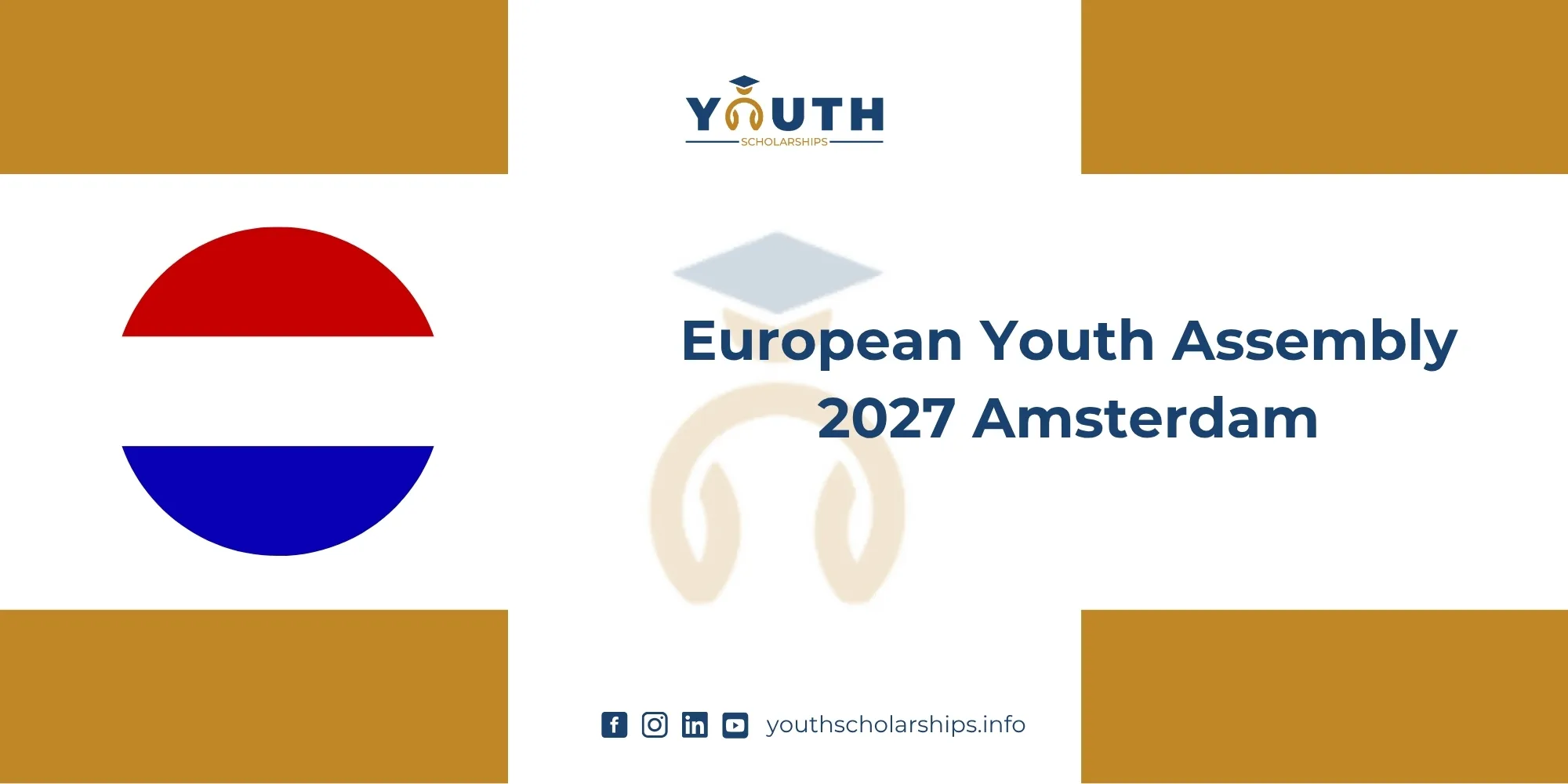 European Youth Assembly 2027 Amsterdam | Fully Funded