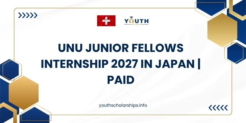 UNU Junior Fellows Internship 2027 Tokyo - Paid